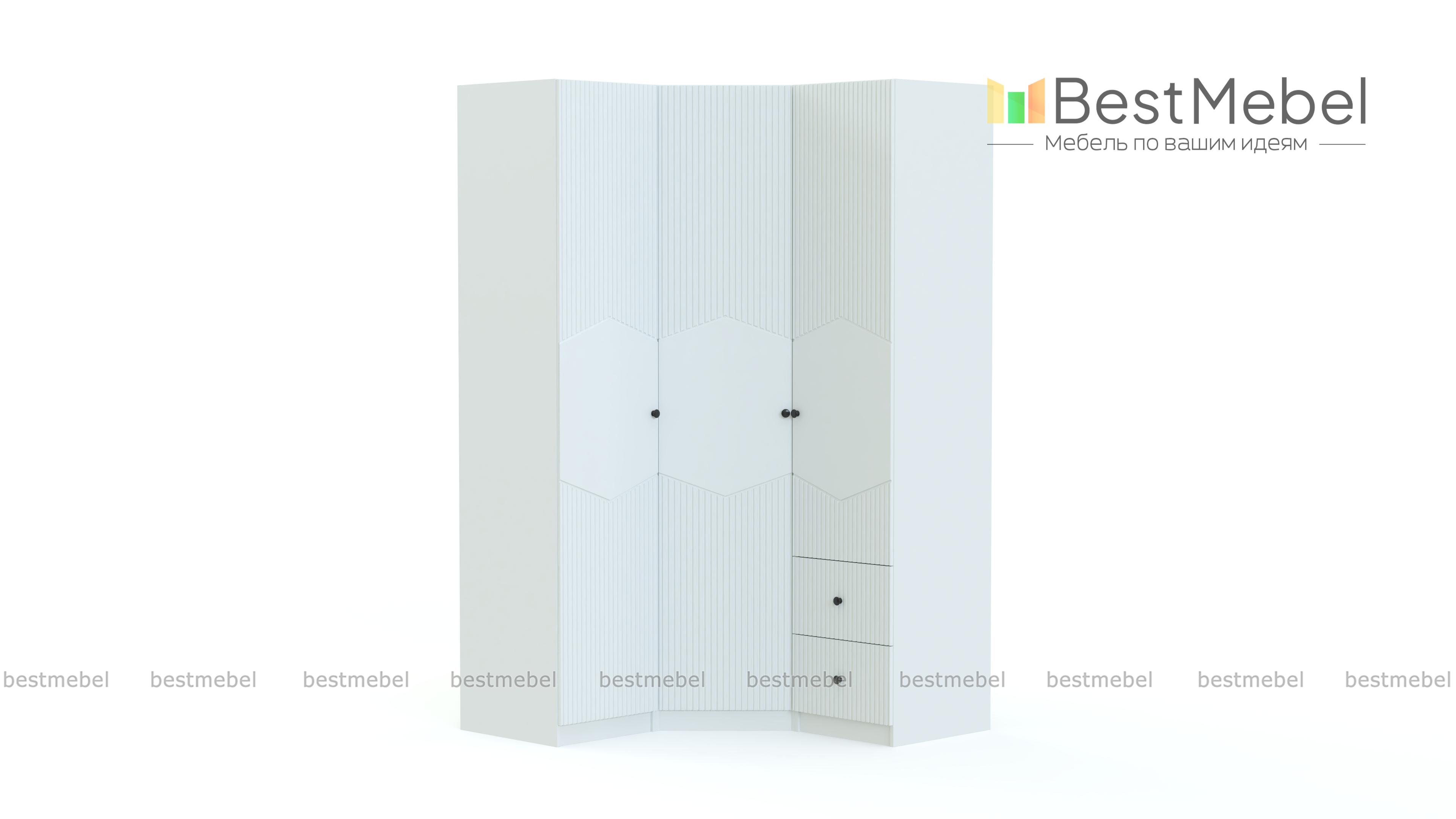Шкаф угловой Клэр 7 BMS - Фото