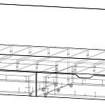 Чертеж Кровать Флауэ BMS