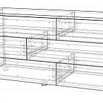 Чертеж Комод Ежевика 15 BMS