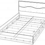 Чертеж Кровать Марлин BMS