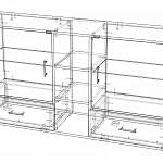 Чертеж Комод Lyra 10 BMS