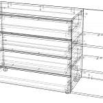 Чертеж Комод Akaro 05 BMS