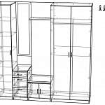 Чертеж Прихожая Премиум 1.4 BMS
