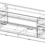 Чертеж Тумба ТВ 001 BMS