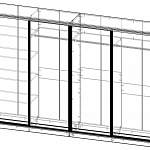Чертеж Шкаф-купе Премиум 44 BMS