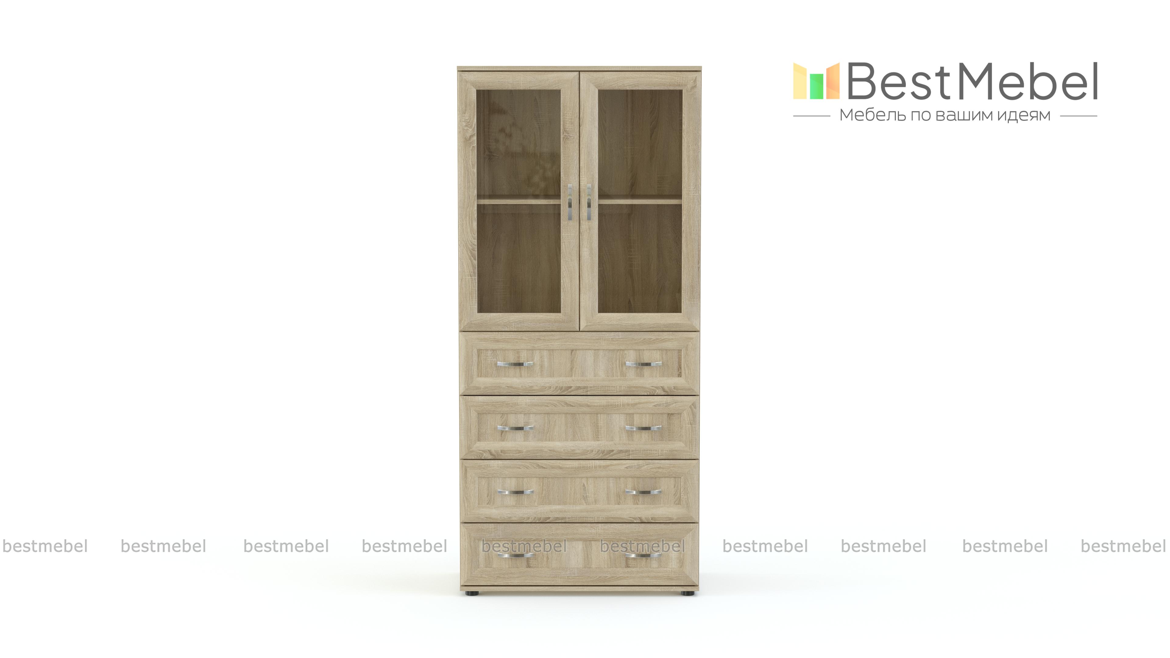 Шкаф для книг Пигмалион 2 BMS - Фото