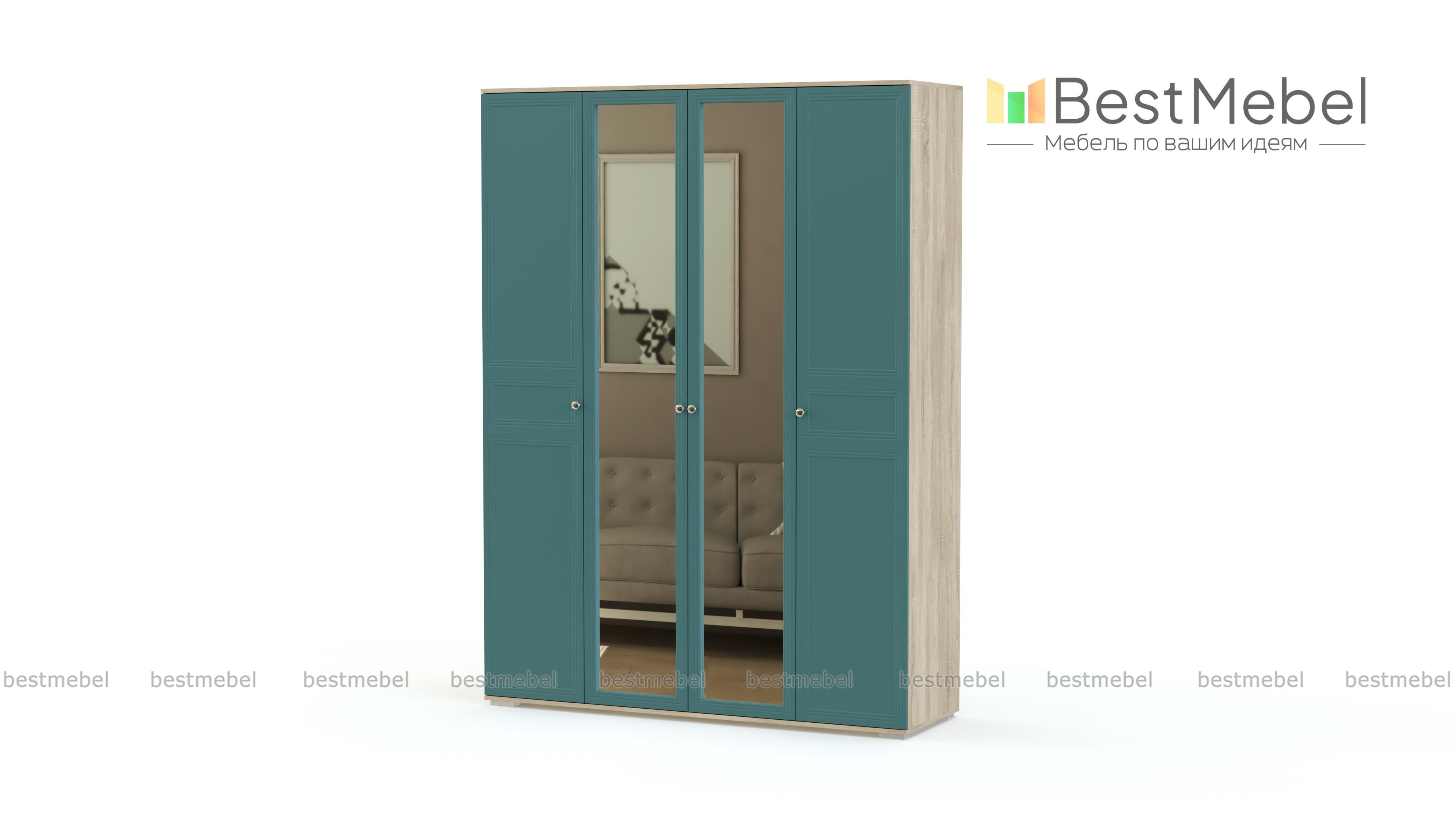 Распашной шкаф Карина 1 BMS - Фото