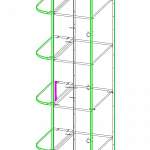 Чертеж Шкаф-стеллаж Берта BMS