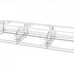 Чертеж Тумба под ТВ Элена 17 BMS