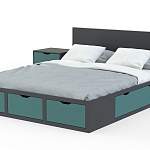 Кровать с ящиком Скай 11 BMS - Фото 3