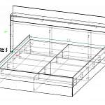 Чертеж Кровать Lucido BMS