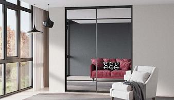 Шкаф-купе Берг BMS(Белье - Платье с полкой (2)) (900х2450х600)