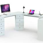 Письменный стол для двоих Калифорния 10 BMS - Фото 2