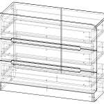 Чертеж Комод МБ-40.1 BMS