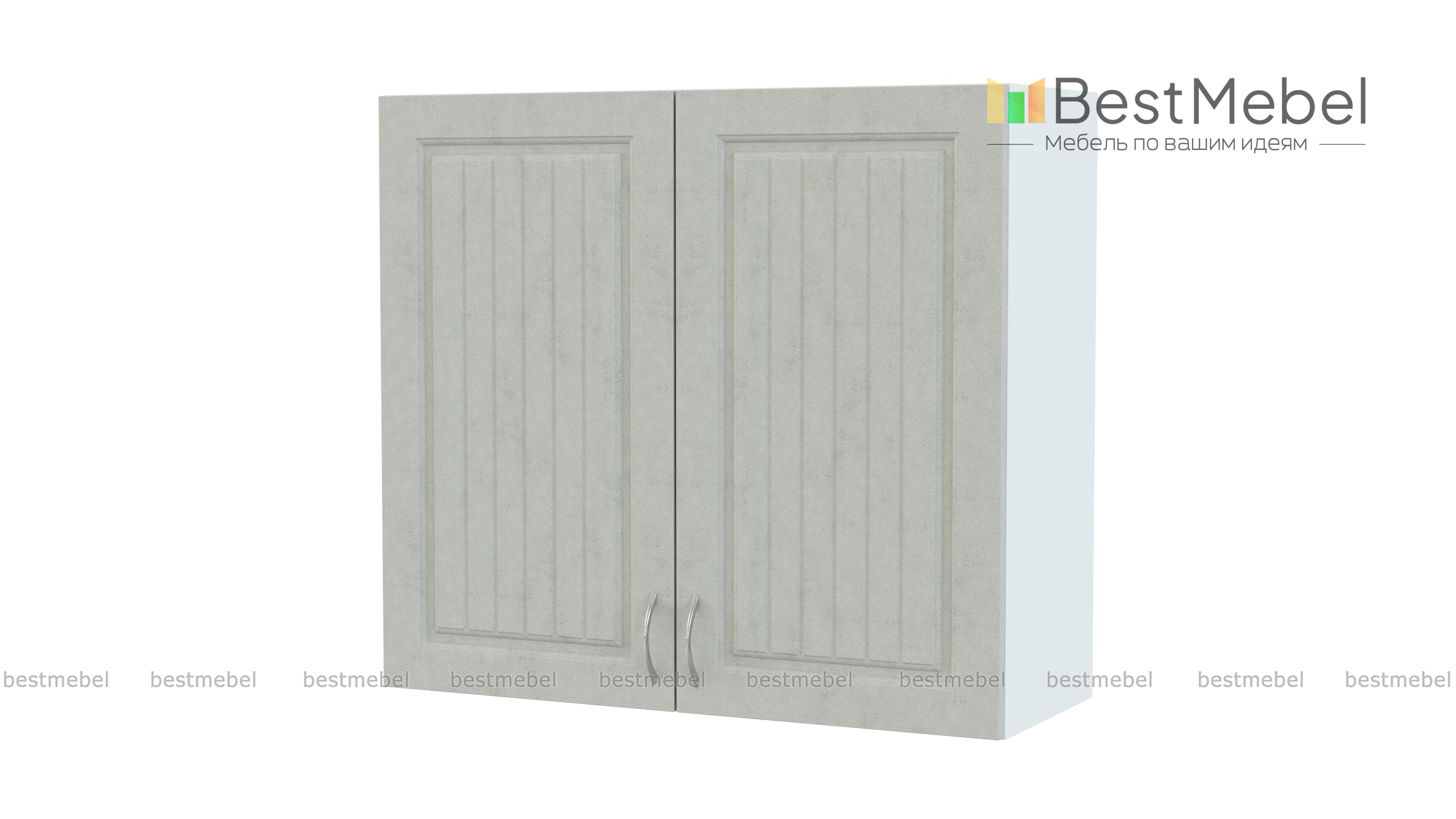 Шкаф навесной Николь 2 двери BMS - Фото