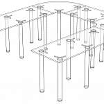 Чертеж Стол для переговоров Multimeeting к4 BMS