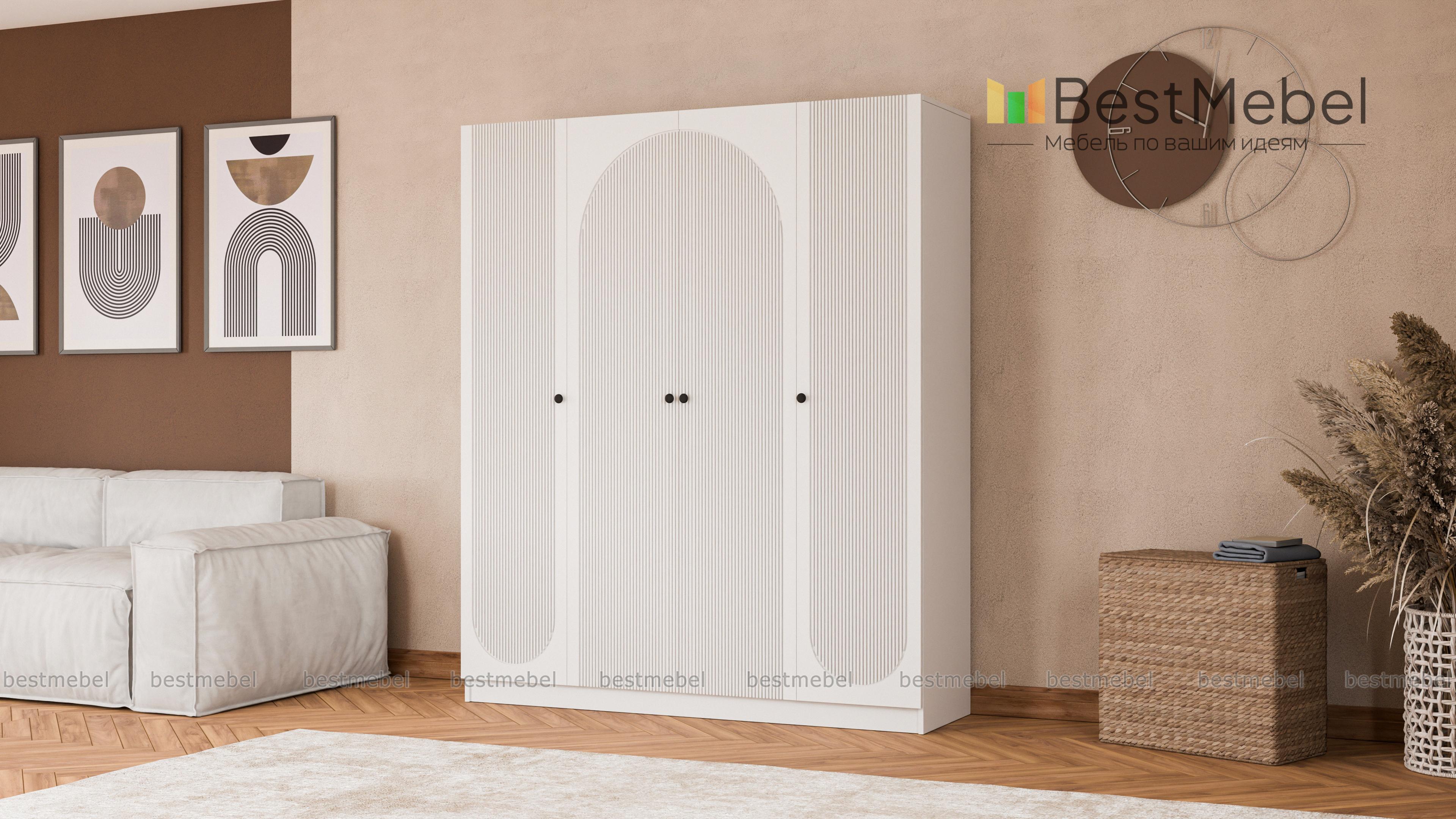 Шкаф распашной Вивьен 9 BMS - Фото