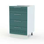 Тумба напольная 4 ящика  Греция BMS - Фото 4