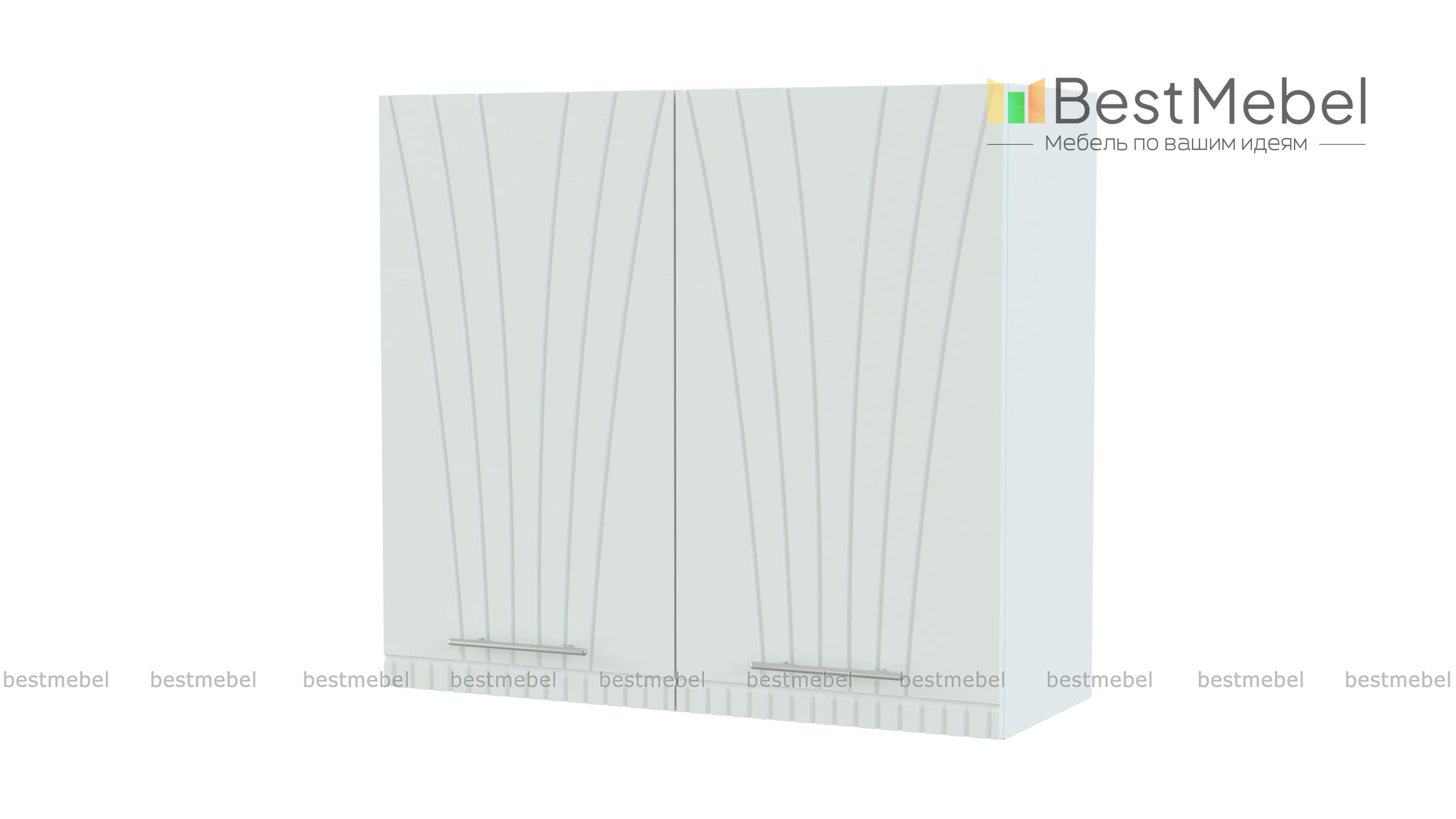 Шкаф навесной 2 двери Паллада BMS - Фото